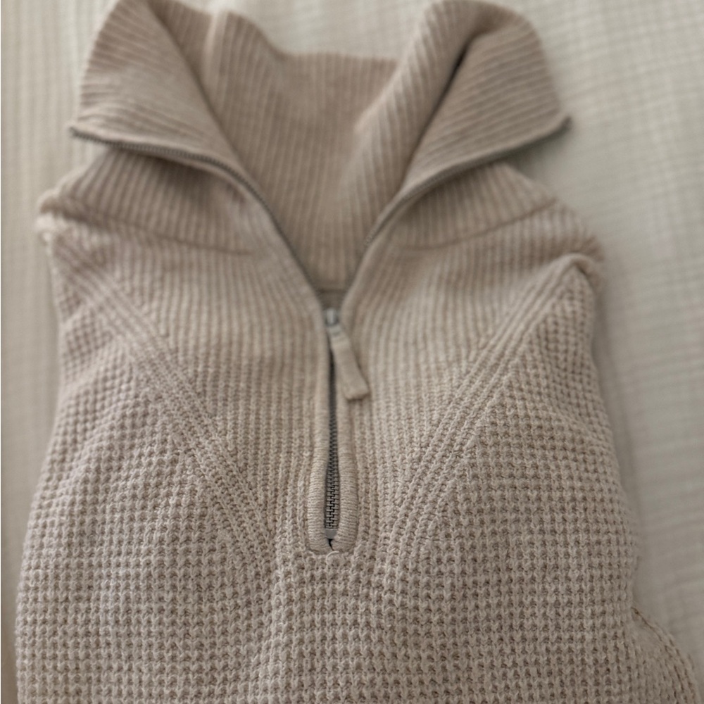 Aerie Waffle Quarter Zip